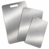 3x Stainless Titanium Steel Anti-Bacterial Mildew-Proof Cutting Chopping Boards