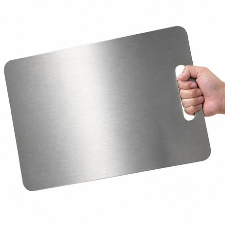 3x Anti-Bacterial Stainless Steel Chopping Board Set - Mildew-Proof Cutting Boards