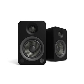 Kanto YU4 140W Powered Bookshelf Speakers (Bluetooth) - Matte Black, Pair