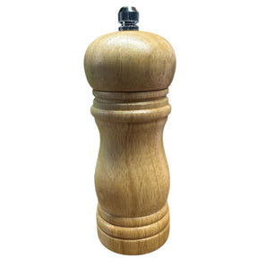 5" Adjustable Manual Pepper Grinder Wooden Salt Pepper Mill With Ceramic Grinder