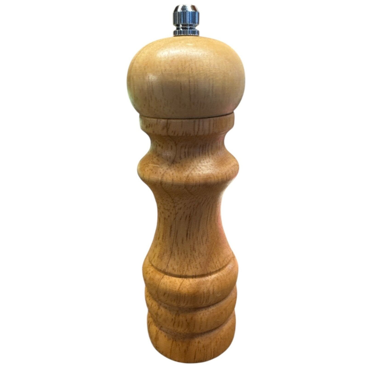6" Adjustable Manual Pepper Grinder Wooden Salt Pepper Mill With Ceramic Grinder