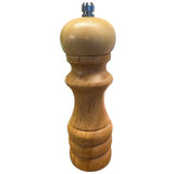 6" Adjustable Manual Pepper Grinder Wooden Salt Pepper Mill With Ceramic Grinder