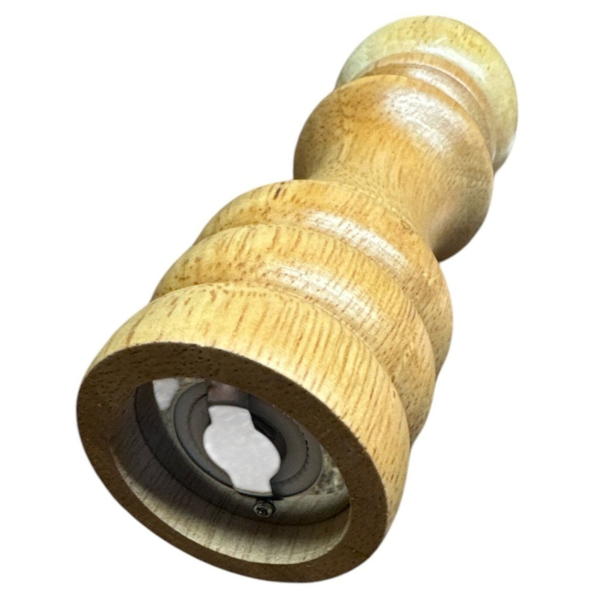 6" Adjustable Manual Pepper Grinder Wooden Salt Pepper Mill With Ceramic Grinder