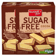 2x 180g Box of Sugar Free Cocoa Wafers Biscuits - Suitable for Diabetics - Product of Bulgaria