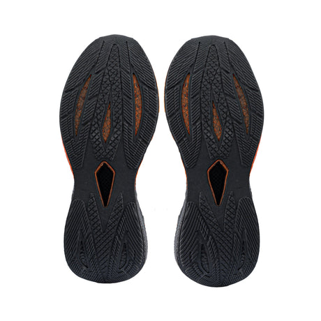 Sfida Zephyr Mens Performance Runners - Black/Dark Orange (Running Shoes/Sneakers)