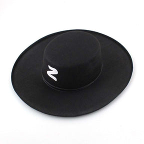 Zorro Spanish Bandit Hat - Adult/Kids Costume (Halloween & Fancy Dress)