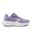 Sfida Zyric Girls V Strap Runners - Light Purple/Fuchsia (Kids Sneakers/Shoes) - LIGHT PURPLE/FUCHSIA