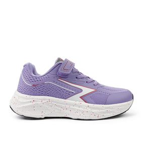 Sfida Zyric Girls V Strap Runners - Light Purple/Fuchsia (Kids Sneakers/Shoes) - LIGHT PURPLE/FUCHSIA