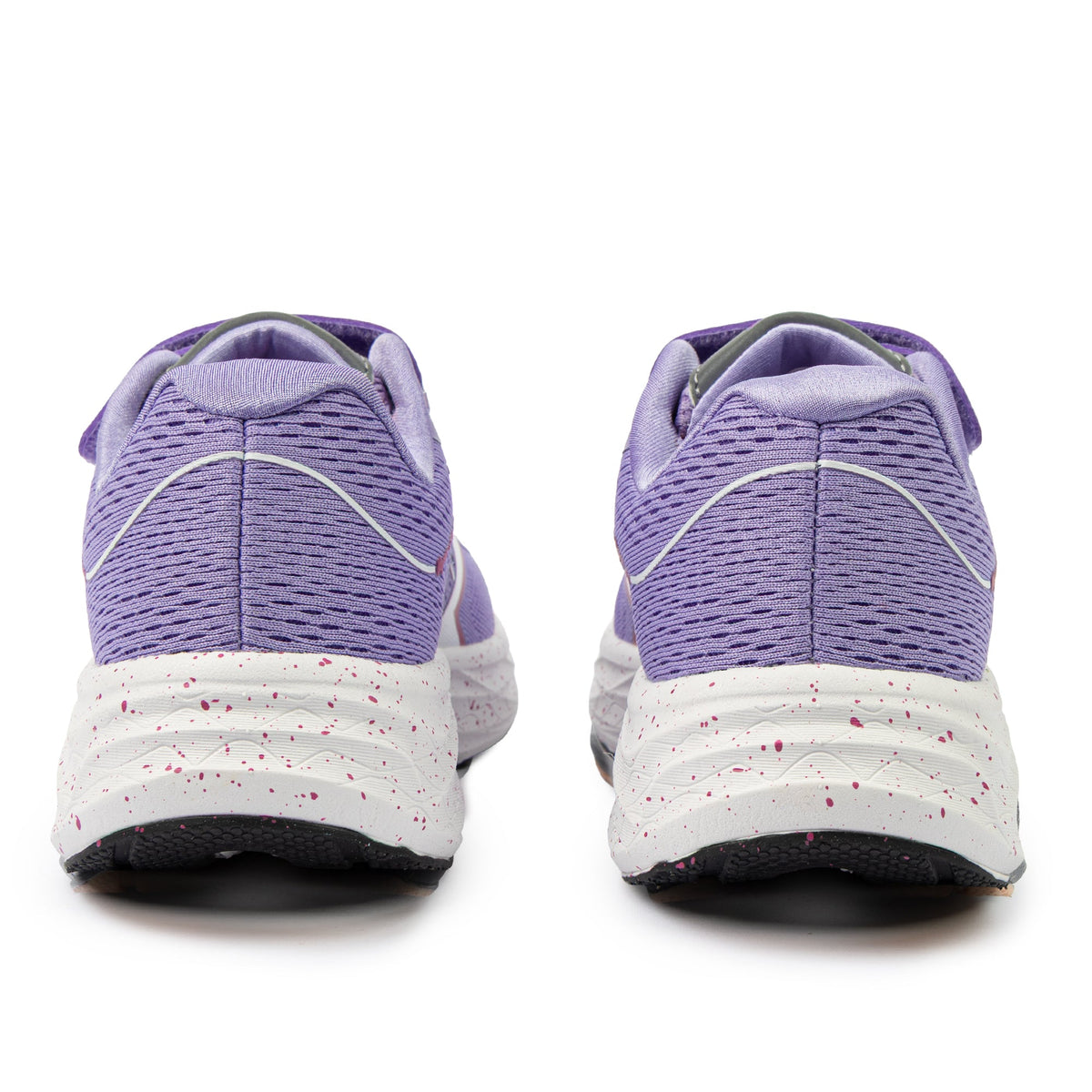 Sfida Zyric Girls V Strap Runners - Light Purple/Fuchsia (Kids Sneakers/Shoes)