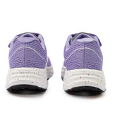 Sfida Zyric Girls V Strap Runners - Light Purple/Fuchsia (Kids Sneakers/Shoes)