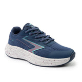 Sfida Zyric Girls Lace Up Runners - Navy/Purple (Kids Sneakers/Shoes)