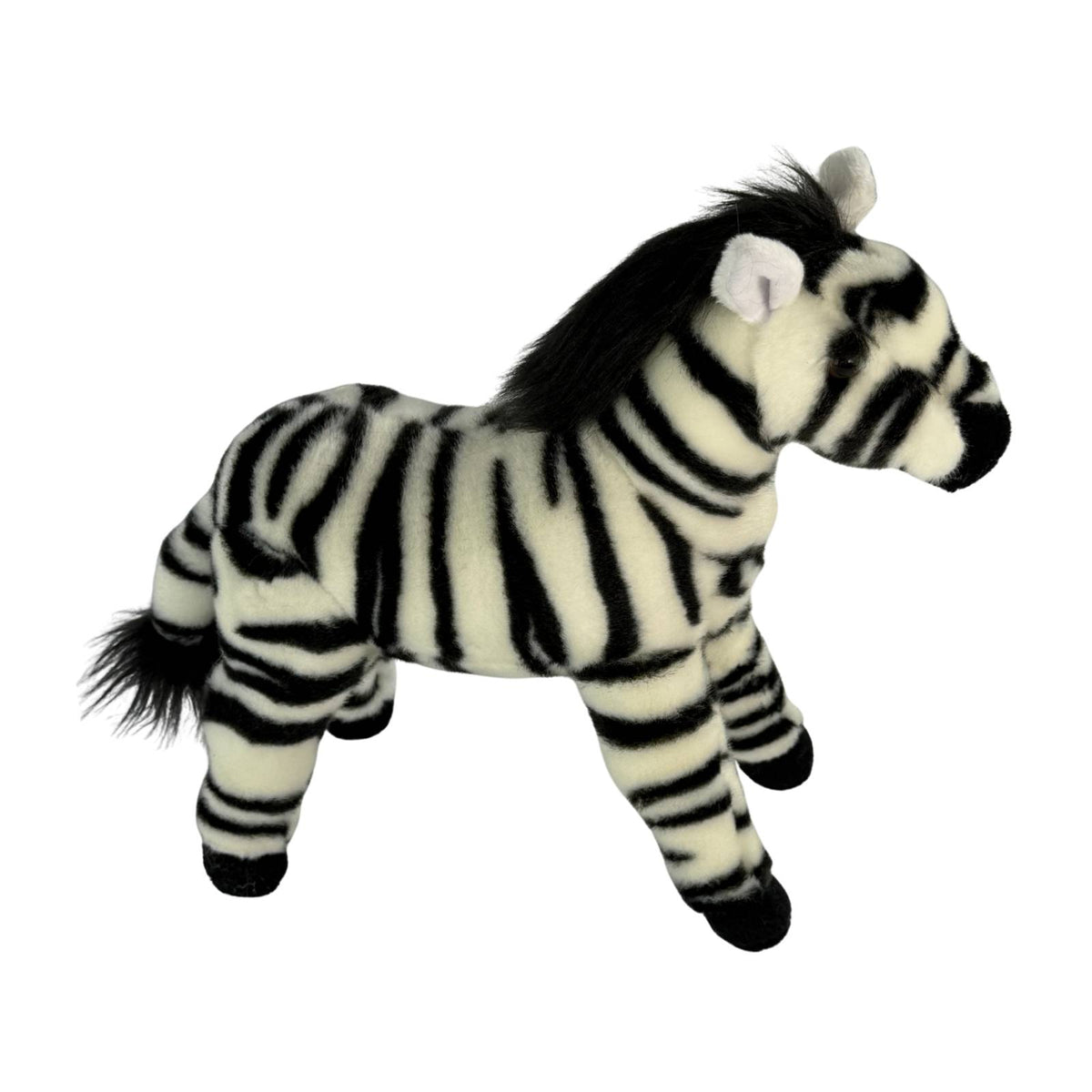 Bocchetta Zara 25cm Zebra Plush Toy (Realistic Stuffed Animal Wildlife Gift)