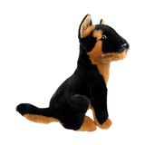 Bocchetta Zorro 21cm Sitting Dingo Plush Toy - Black/Tan (Australian Stuffed Animal Souvenir Gift)