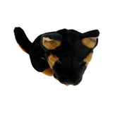 Bocchetta Zorro 21cm Sitting Dingo Plush Toy - Black/Tan (Australian Stuffed Animal Souvenir Gift)