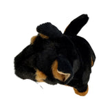 Bocchetta Zorro 21cm Sitting Dingo Plush Toy - Black/Tan (Australian Stuffed Animal Souvenir Gift)