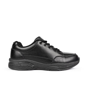 Sfida Alex 2 Senior Kids Leather Lace Up School Shoes - Black (Boys/Girls) - Black
