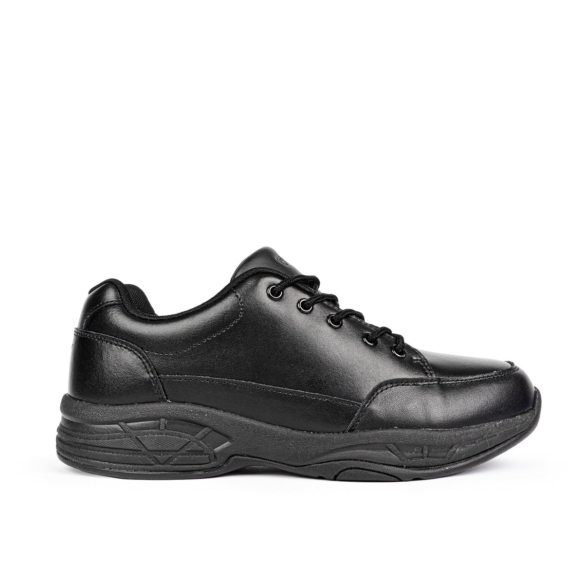 Sfida Alex 2 Junior Kids Leather Lace Up School Shoes - Black (Boys/Girls) - Black