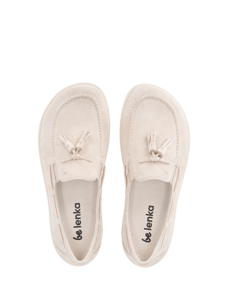 Be Lenka Mens Portsiders Barefoot Moccasins - Beige