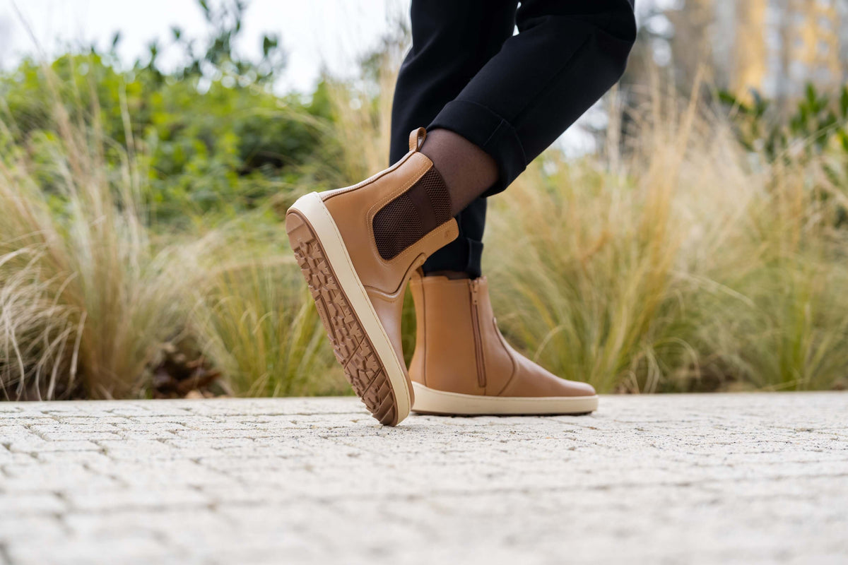 Be Lenka Womens Allure Barefoot Boots - Light Cognac