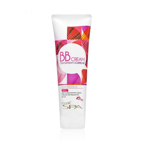 L'Mar Spa BB Cream Rinse-Out Hair Treatment 250g - 16-in-1 Ultra Repair (Anti-Frizz, UV & Heat Protection)