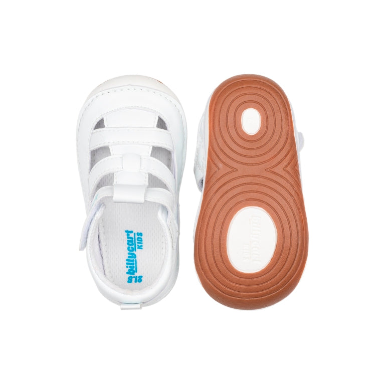 Billycart Lane Kids Barefoot First Walker Sandals - White (Baby & Toddler Shoes)