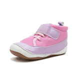 Billycart Floss Girls Wide-Fit Barefoot First Walker High-Top Sneakers - Pink/Purple (Baby & Toddler Shoes)
