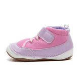 Billycart Floss Girls Wide-Fit Barefoot First Walker High-Top Sneakers - Pink/Purple (Baby & Toddler Shoes)
