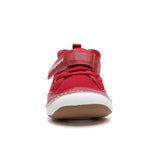 Billycart Chicago Kids Wide-Fit Barefoot First Walker High-Top Sneakers - Red (Baby & Toddler Shoes)