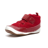 Billycart Chicago Kids Wide-Fit Barefoot First Walker High-Top Sneakers - Red (Baby & Toddler Shoes)