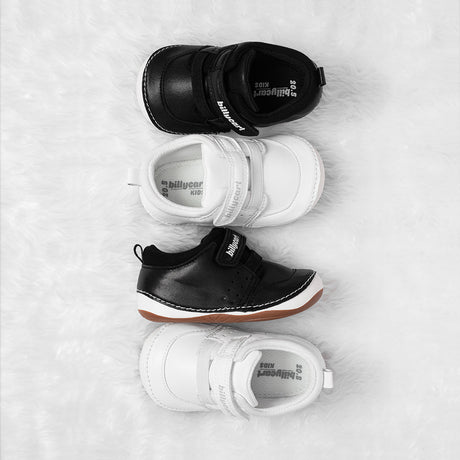 Billycart Jett Kids Wide-Fit First Walker Sneakers - Black (Baby & Toddler Shoes)