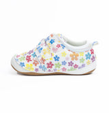 Billycart Poppy Girls Wide-Fit Barefoot First Walker Sneakers - Flower (Baby & Toddler Shoes)