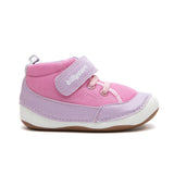 Billycart Floss Girls Wide-Fit Barefoot First Walker High-Top Sneakers - Pink/Purple (Baby & Toddler Shoes)
