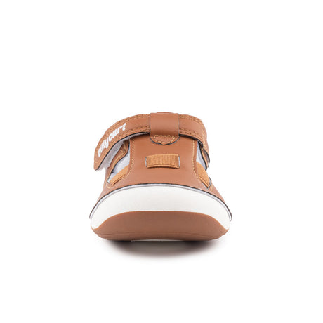 Billycart London Wide Kids Wide-Fit First Walker Sandals - Tan Brown (Baby & Toddler Shoes)