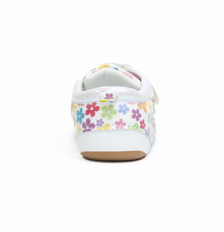 Billycart Poppy Girls Wide-Fit Barefoot First Walker Sneakers - Flower (Baby & Toddler Shoes)
