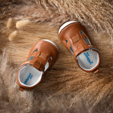 Billycart London Wide Kids Wide-Fit First Walker Sandals - Tan Brown (Baby & Toddler Shoes)