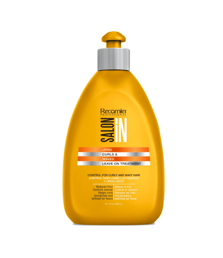 Recamier 300ml Professional Salon In +Pro Curls & Waves Leave-On Treatment - Curly Hair Frizz Control & Definition