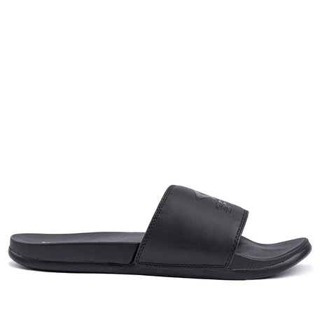 Sfida Laze Mens Slides - Black (Slip On Sandals) - BLACK