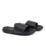 Sfida Laze Boys Slides - Black/Black (Kids Slip On Sandals)
