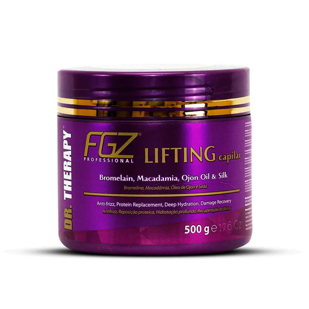 FGZ Lifting BTX 500g Hair Smoothing Treatment - Anti-Frizz (Bromelain, Macadamia & Silk)