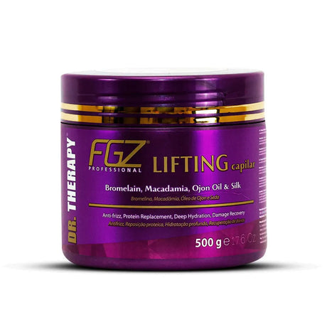 FGZ Lifting BTX 500g Hair Smoothing Treatment - Anti-Frizz (Bromelain, Macadamia & Silk)