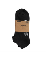 Sfida Mens Ankle Sports Socks 3 Pair Pack - Black (Cotton Rich)