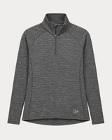 Sfida Gisele Womens Long Sleeve 1/4 Zip Top - Grey (Activewear)