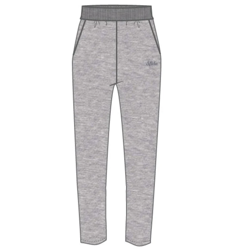 Sfida Elementary Womens Fleece Track Pants - Grey (Trackies/Sweatpants) - GREY
