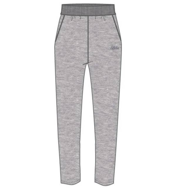 Sfida Elementary Womens Fleece Track Pants - Grey (Trackies/Sweatpants) - GREY