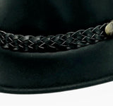 Jacaru 6529 Bonded Leather Hatband - 5 Plait Replacement Band (Adjustable 75-80cm)