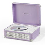 Crosley Cruiser Portable Retro CD Player with Stereo Bluetooth Speakers, FM Radio - Lavender