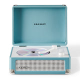 Crosley Cruiser Portable Retro CD Player with Stereo Bluetooth Speakers, FM Radio - Turquoise