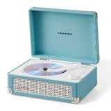Crosley Cruiser Portable Retro CD Player with Stereo Bluetooth Speakers, FM Radio - Turquoise