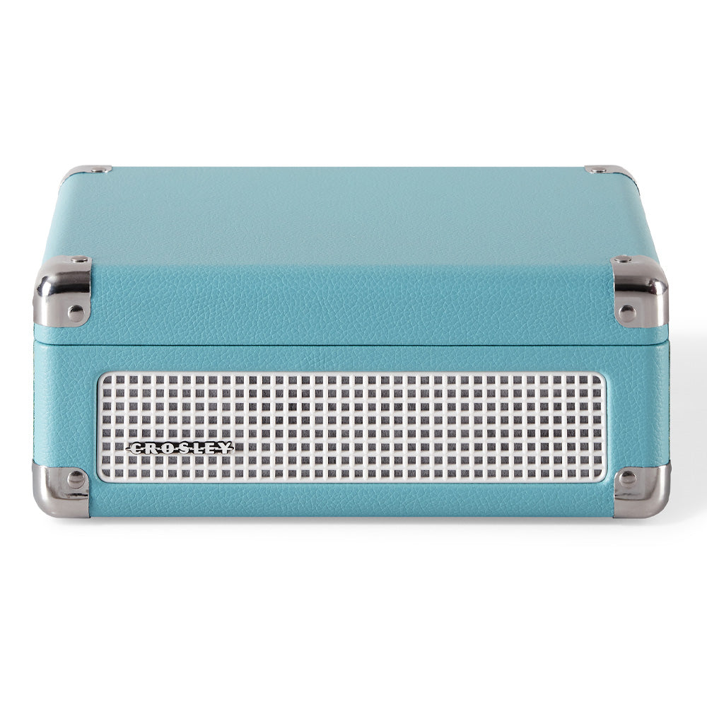 Crosley Cruiser Portable Retro CD Player with Stereo Bluetooth Speakers, FM Radio - Turquoise