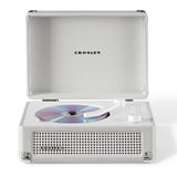 Crosley Cruiser Portable Retro CD Player with Stereo Bluetooth Speakers, FM Radio - White Sands